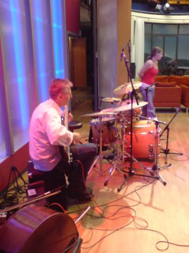 Akustik Jazz Trio, Christof Heringer beim SWR Auftritt 2008 in Baden-Baden